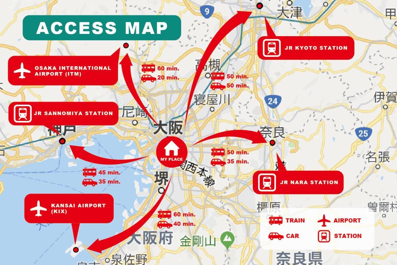 Airspace Nipponbashi Осака Екстериор снимка